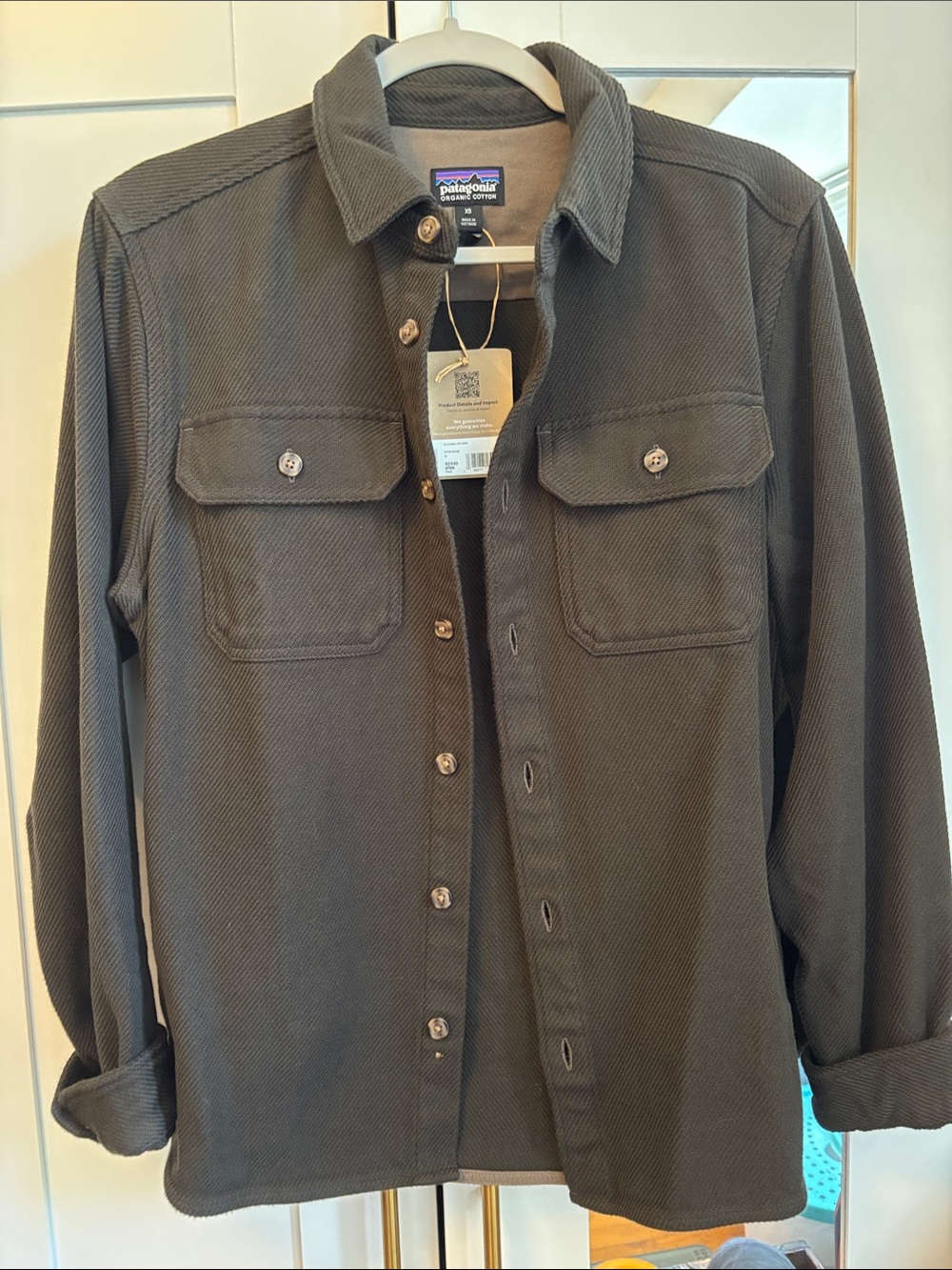 Patagonia Fjord Loft Flannel Shirt Otter Brown